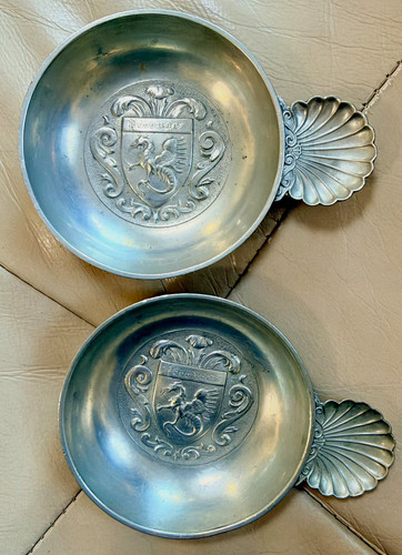 French pewter vintage tastevin - vintage,